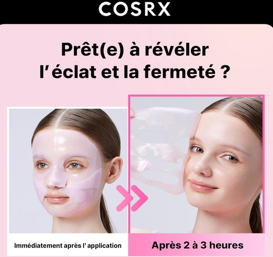 COSRX Advanced Snail Hydrogel Mask – Masque Hydratant et Réparateur – 3 pièce