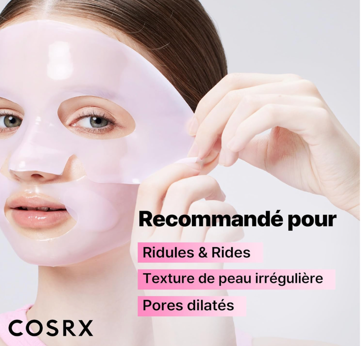 COSRX Advanced Snail Hydrogel Mask – Masque Hydratant et Réparateur – 3 pièce