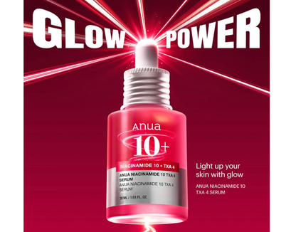 Anua 10+ Sérum Niacinamide 10% + Acide Tranexamique 4%
